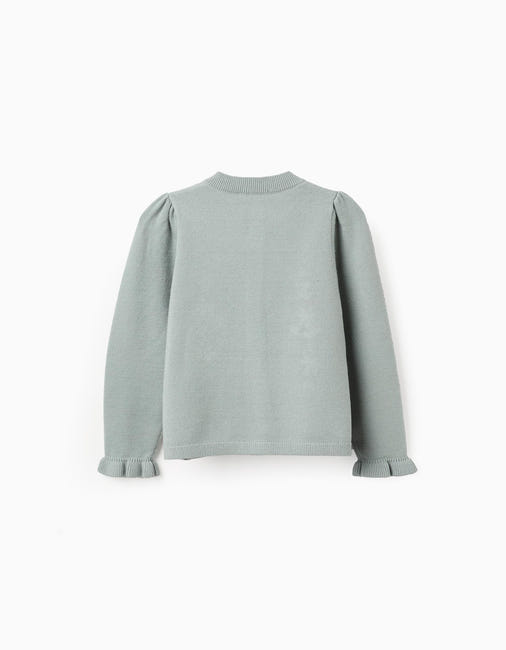 LCW Kids Cardigan en Tricot à Encolure en V pour Filles - W5AK42Z4-DLP - LC Waikiki