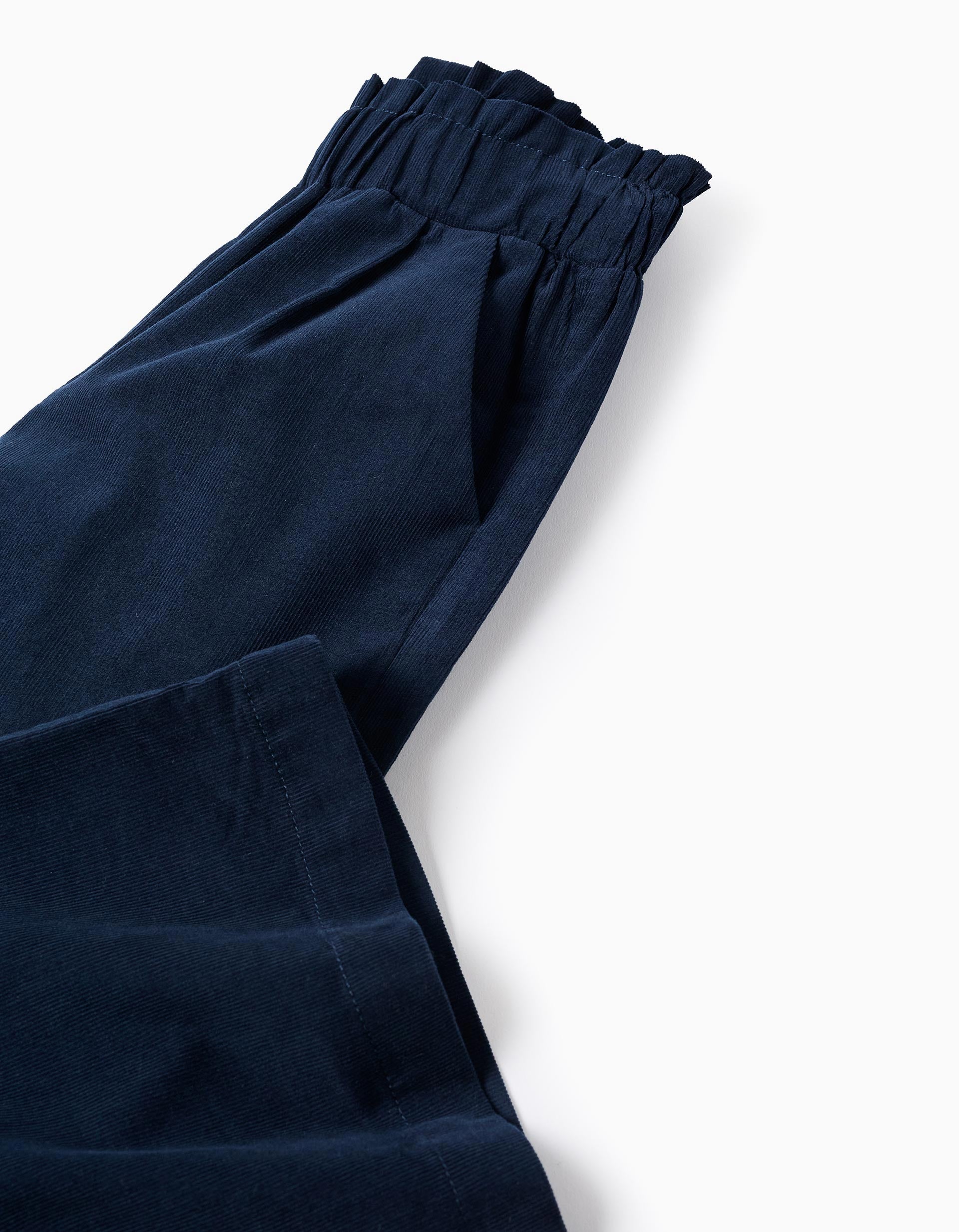 Corduroy Trousers for Girls 'B&S', Dark Blue