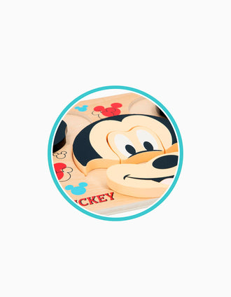 Puzzle en Bois Plaque Mickey Disney 12M+