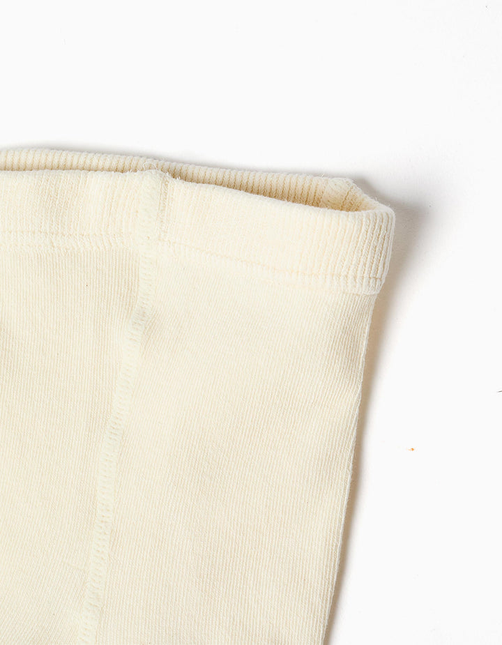 Tan Ribbed Tights Anti-pilling ribbed knitted tights for babies, light beige – ZIPPY