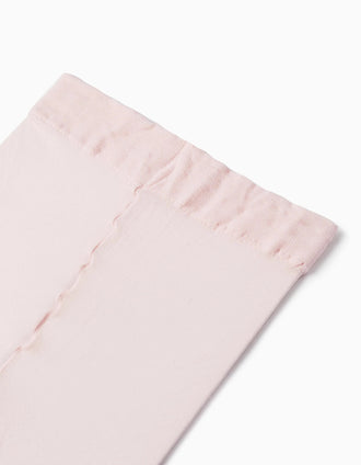 Leotardos de Microfibra para Niña, Rosa Claro