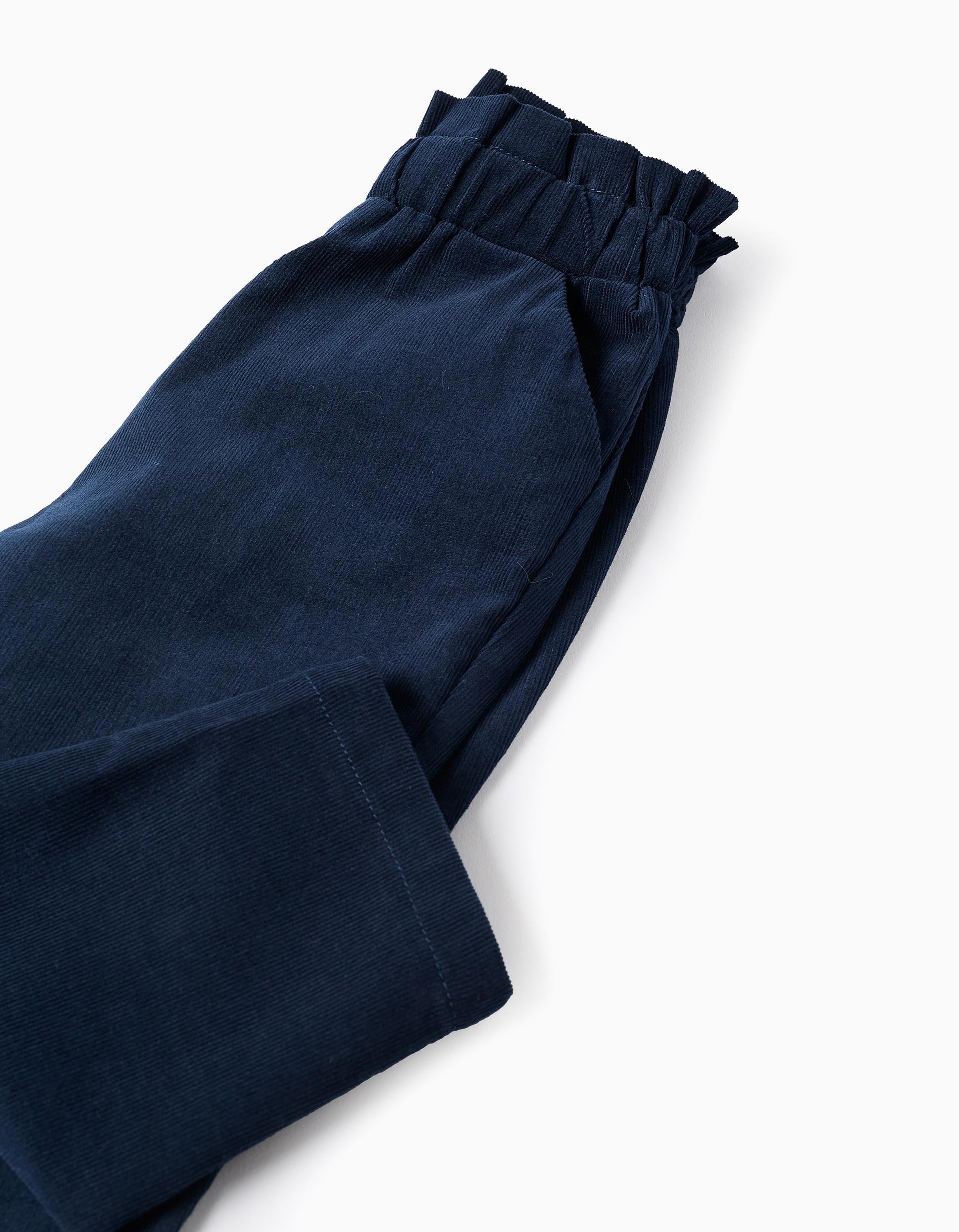Corduroy Trousers for Baby Girls 'B&S', Dark Blue