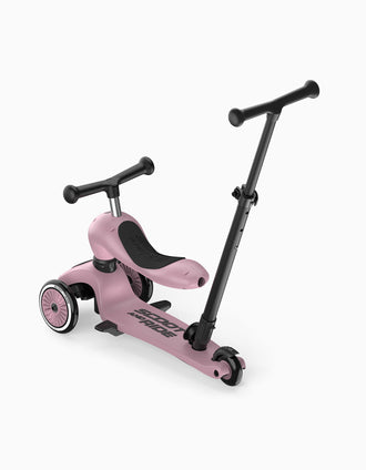 Scooter and Helmet Push&Go Set Scoot & Ride 12M+, Pink