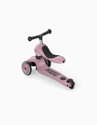 Scooter and Helmet Push&Go Set Scoot & Ride 12M+, Pink