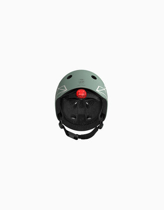 Scooter and Helmet Set Scoot & Ride 12M+, Green Lines