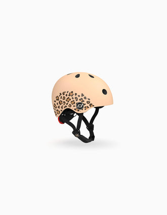 Scooter and Helmet Set Scoot & Ride 12M+, Leopard