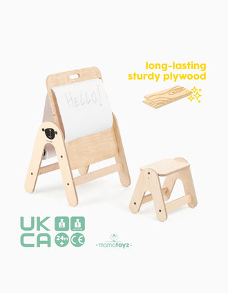 Activity Table With Board Mamatoyz 24M+, Natural
