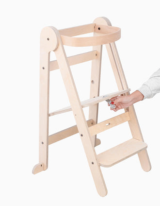 Folding Learning Tower Mamatoyz 12M+, Natural