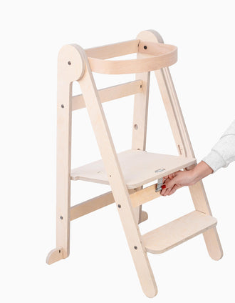 Folding Learning Tower Mamatoyz 12M+, Natural
