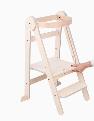 Folding Learning Tower Mamatoyz 12M+, Natural