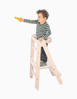 Folding Learning Tower Mamatoyz 12M+, Natural