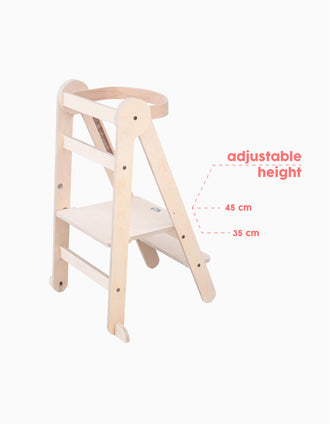 Folding Learning Tower Mamatoyz 12M+, Natural