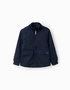 Veste avec doublure et capuche amovible pour garçon, bleu foncé
