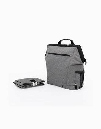 Bolso Cambiador Nikidom, Heather Grey