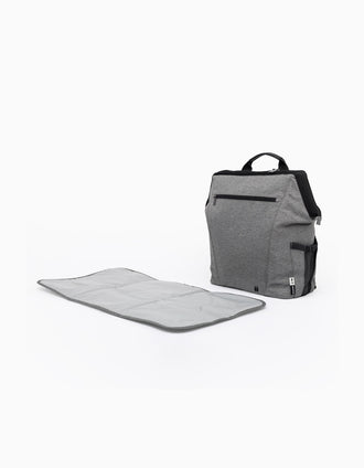 Bolso Cambiador Nikidom, Heather Grey