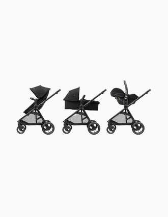 Carrinho de Passeio Maxi-Cosi Zelia 3, Essential Black 