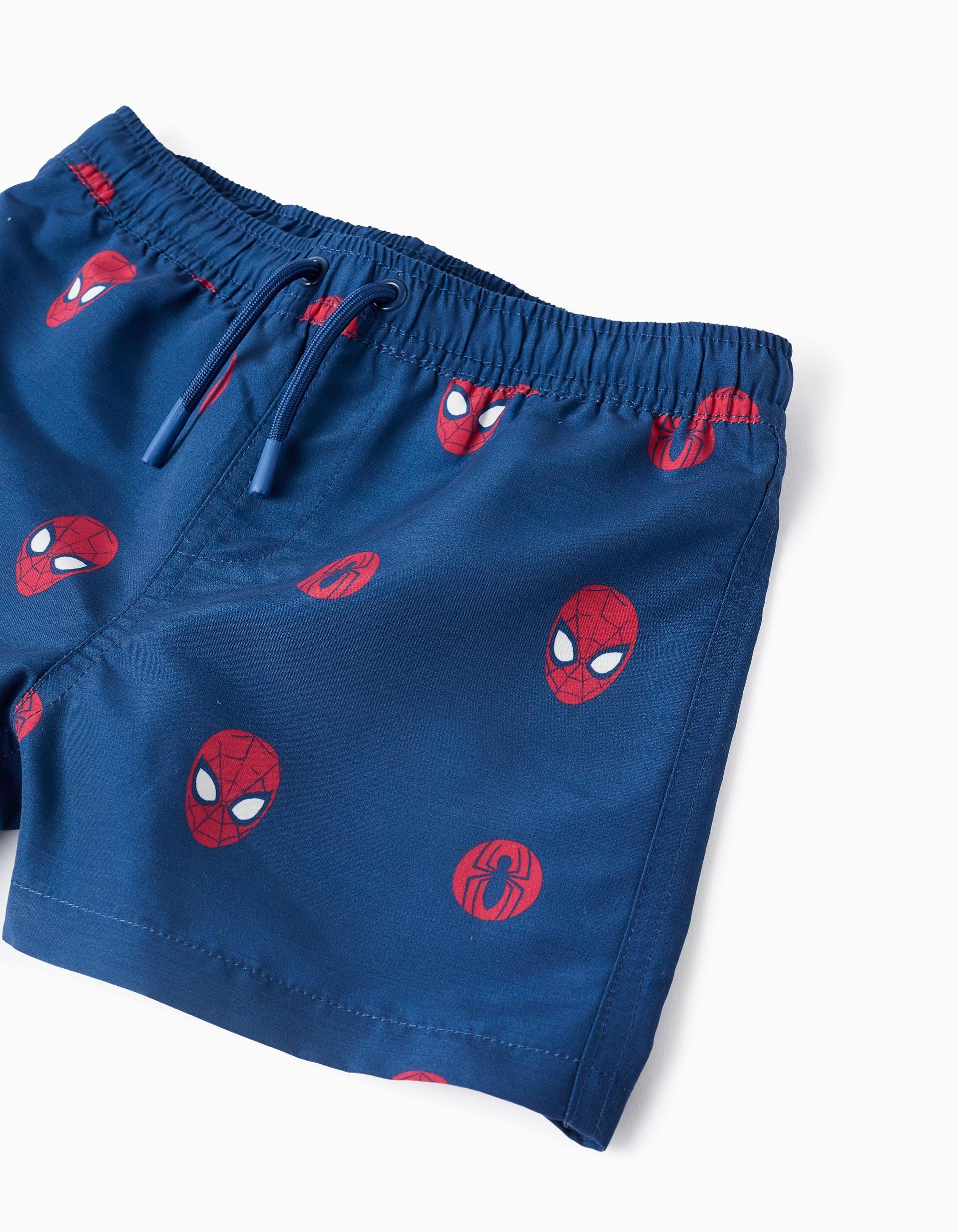 Calções de banho com motivo Spider-Man e cordão para menino, azul