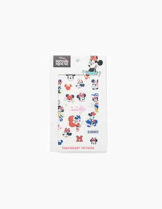 Temporary Tattoos with Minnie Mouse for Babies and Girls