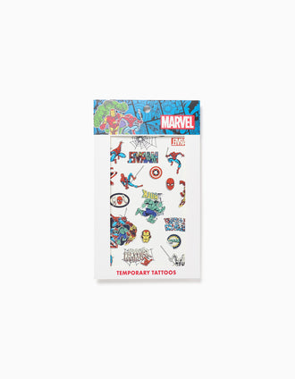 Tatouages Temporaires avec Marvel Superheroes pour Bébé et Garçon