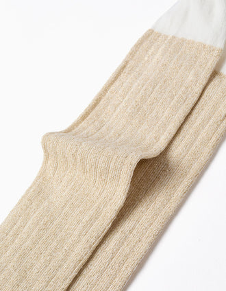 Ribbed tights with lurex threads for baby girls, white/golden