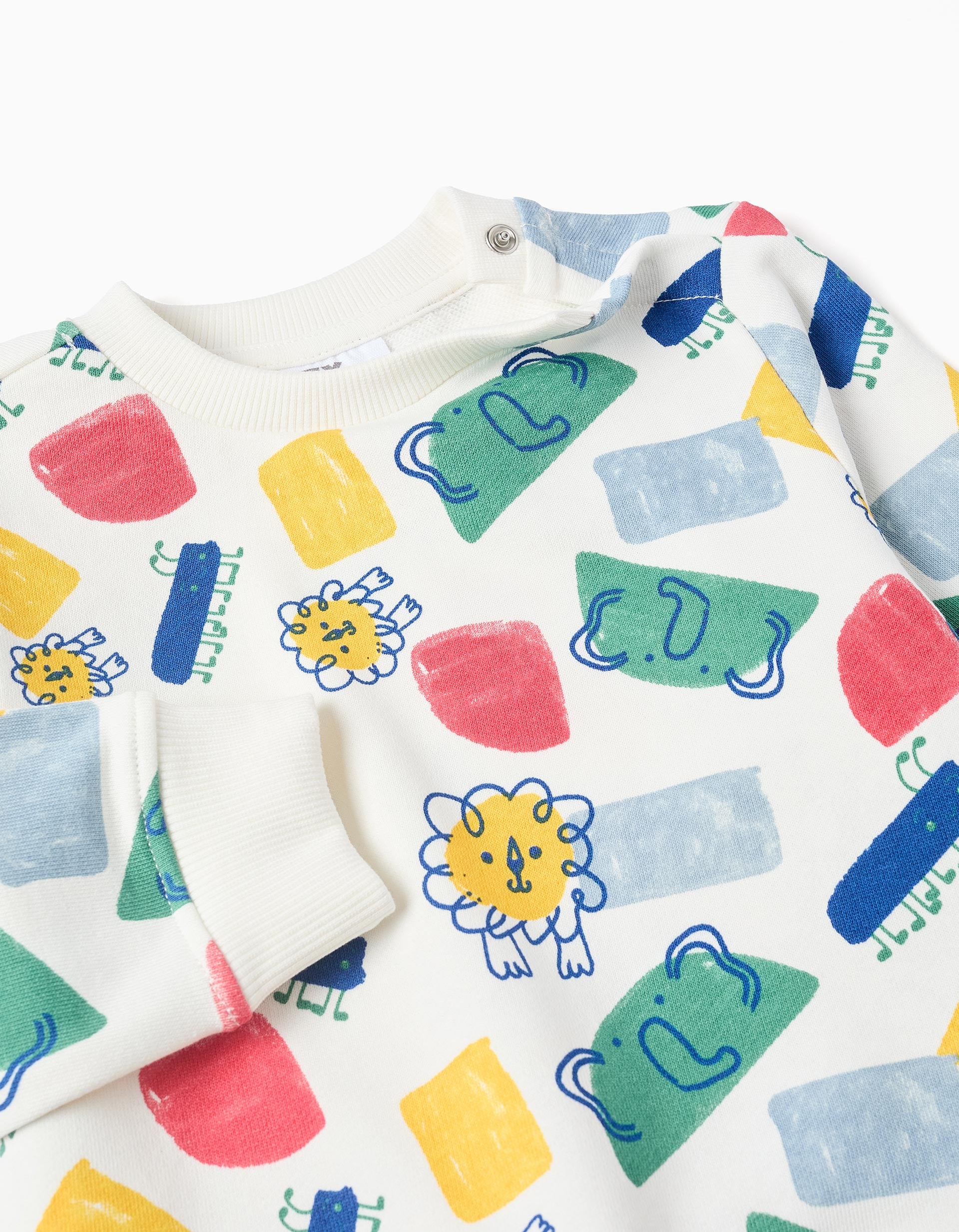 Sweat à motif + pantalon de jogging pour bébé garçon, multicolore