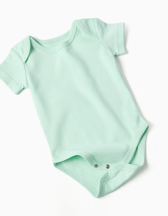 4 bodies de algodão com morangos para recém-nascida e bebé, multicolor