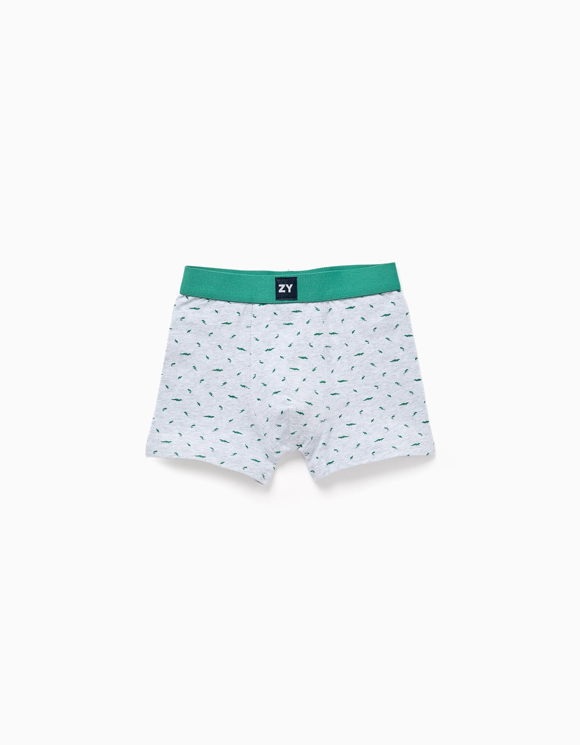 Pack of 4 plain/printed boxer shorts for boys, multicolour