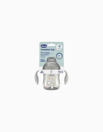 Tasse d'Apprentissage avec Poignées Chicco 4M+, Gris