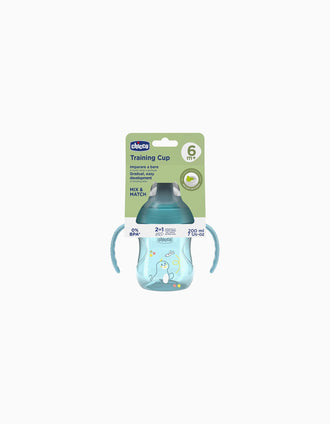 Tasse d'Apprentissage avec Poignées Chicco 6M+, Bleu