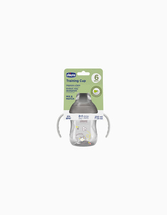 Tasse d'Apprentissage avec Poignées Chicco 6M+, Gris
