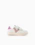 Sneakers for Girls 'Victoria Tiempo', White/Pink