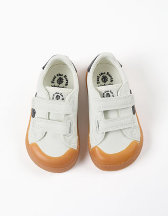 Zapatillas Barefoot para Bebé Niño 'Victoria Oliver', Blanco/Negro