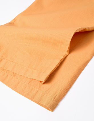 Macacão sem mangas de algodão com aberturas para menina, laranja