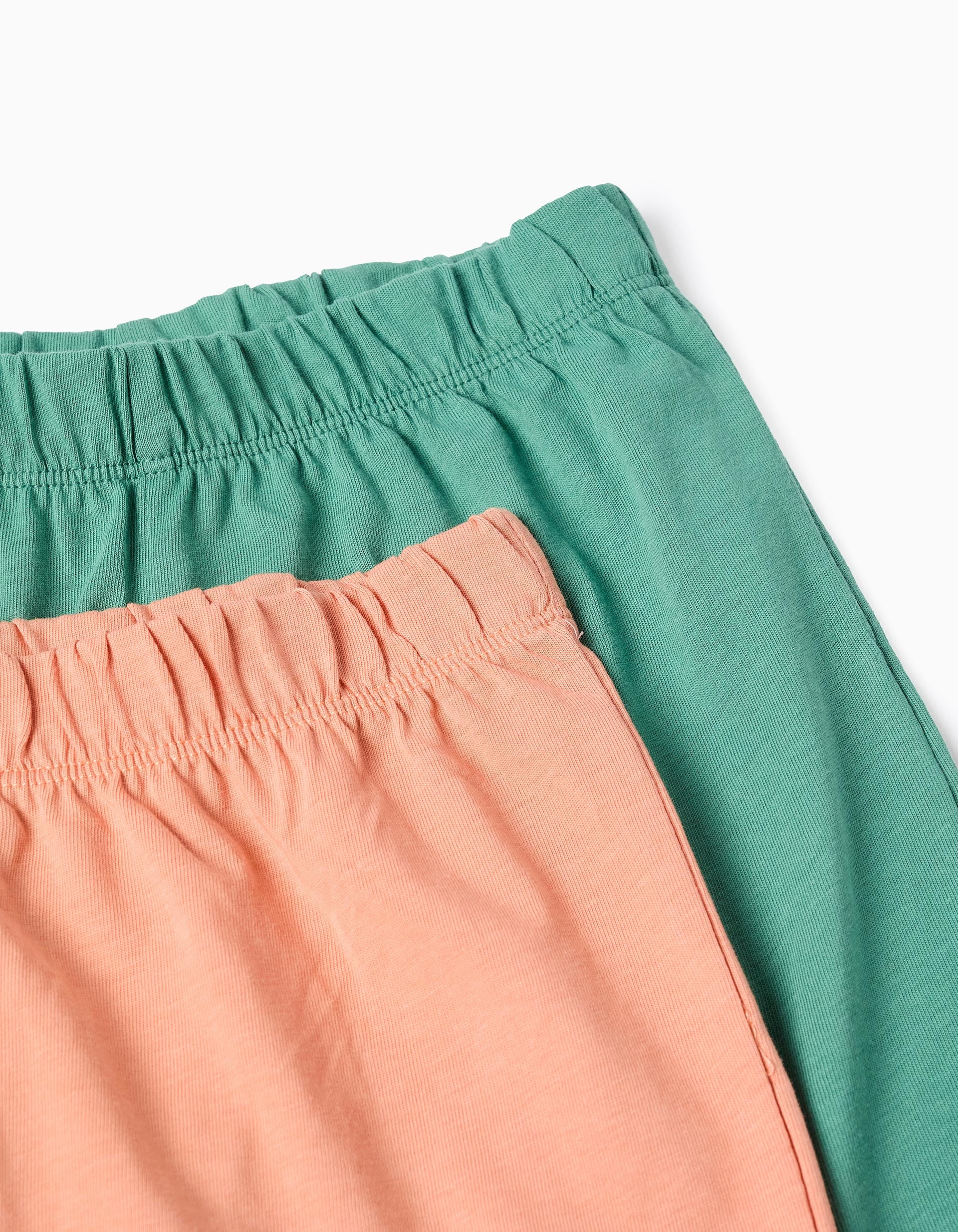 2 pijamas curtos com jacarés estampados para menino, multicolor