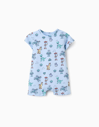 Pelele de algodón con motivo Toy Story para recién nacido y bebé, azul