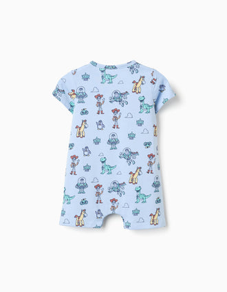 Pelele de algodón con motivo Toy Story para recién nacido y bebé, azul