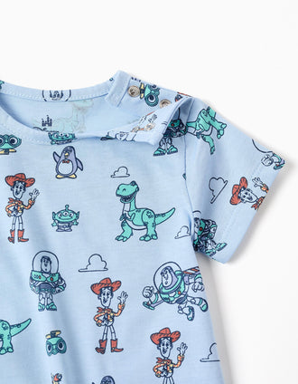 Pelele de algodón con motivo Toy Story para recién nacido y bebé, azul