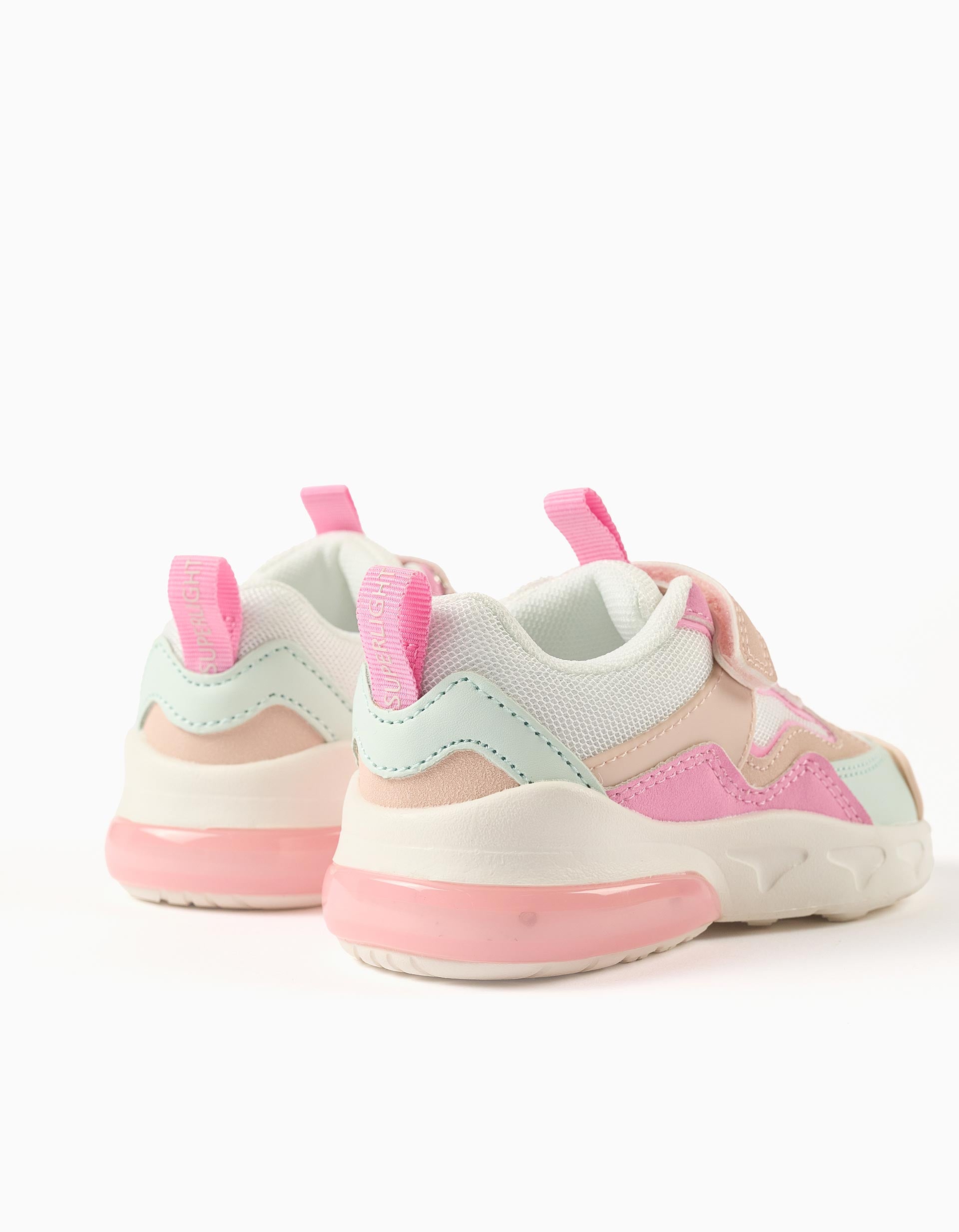 Sapatilhas com luzes Superlight Runner para bebé menina, multicolor