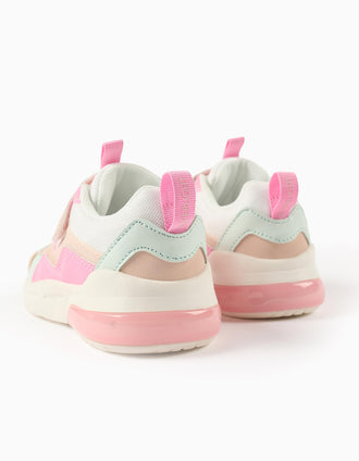 Light-up combined trainers Superlight Runner for girls, multicolour