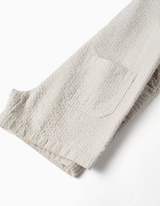 Salopette en coton à rayures pour bébé garçon, beige/bleu