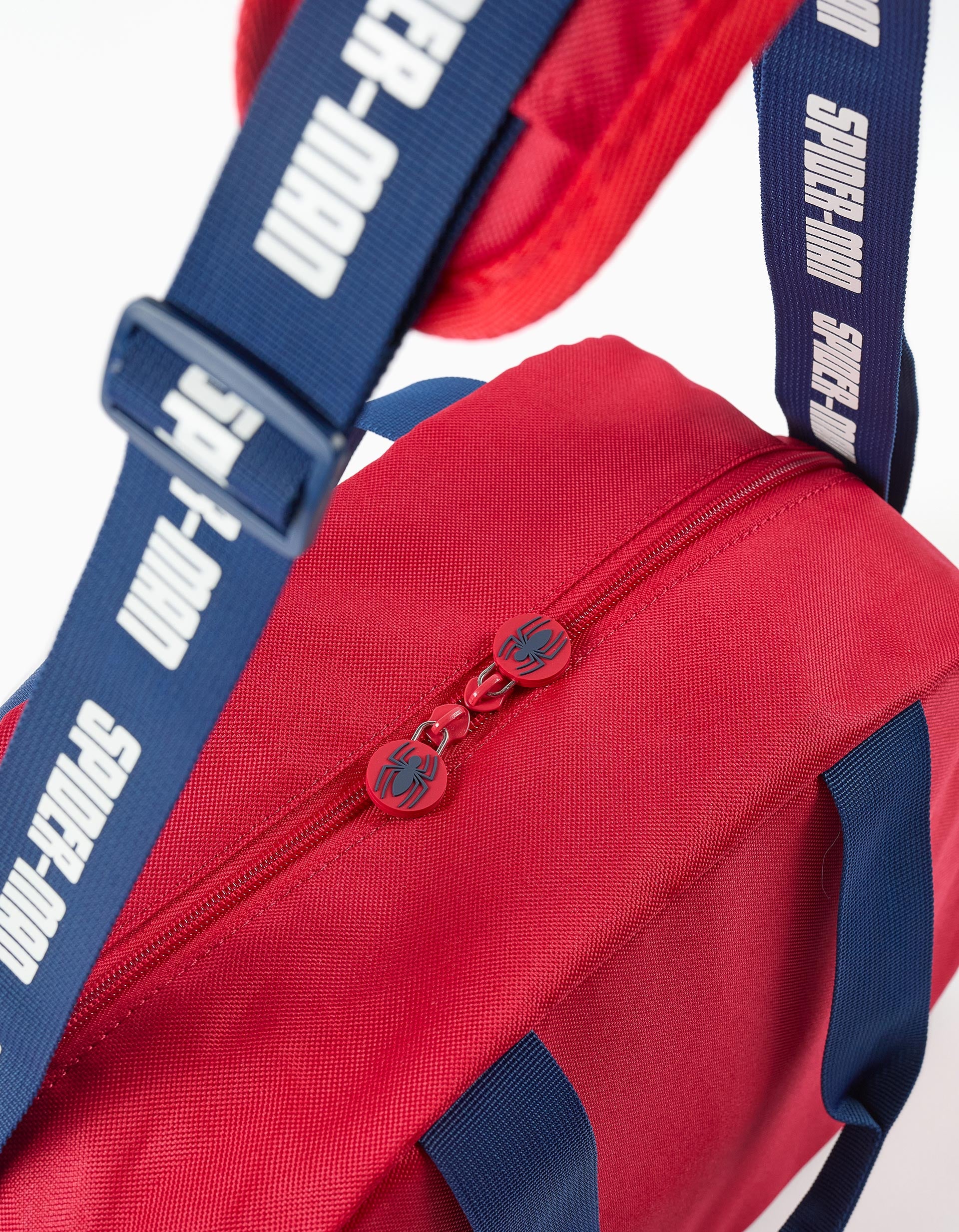 Sports bag with Spider-Man print for boys, red/blue