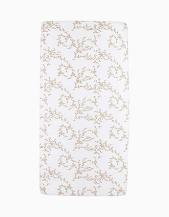Meyco Crib Sheet 40x89 cm, Branches Sand