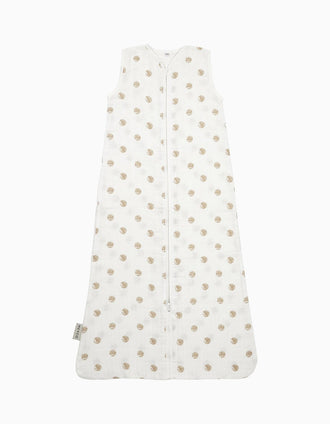 Meyco Sleeveless Sleeping Bag TOG 0.3 90 cm, Dots Sand