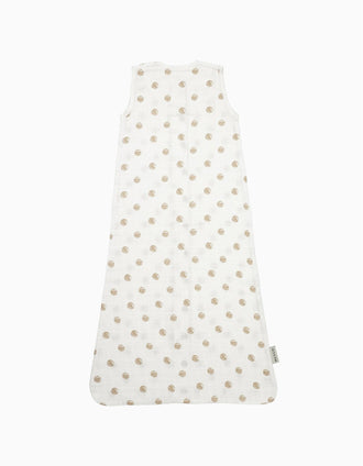 Meyco Sleeveless Sleeping Bag TOG 0.3 90 cm, Dots Sand