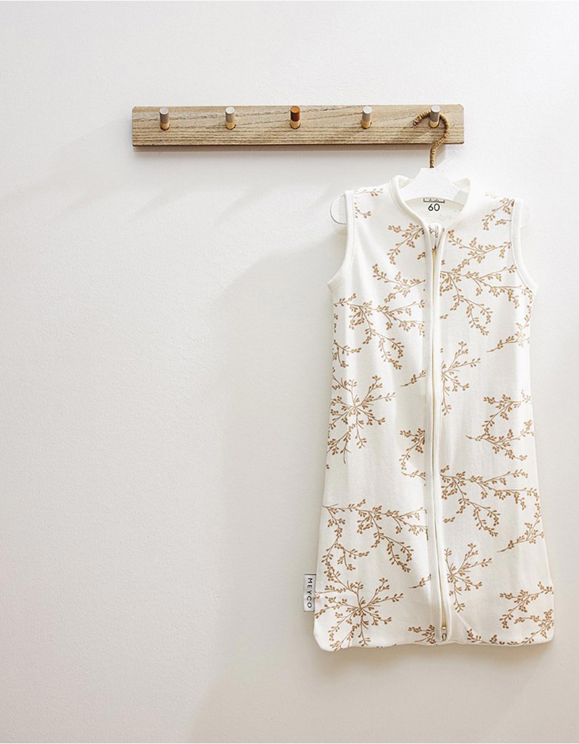 Saco Cama sem Mangas Meyco TOG 0.3 70 cm, Branches Sand
