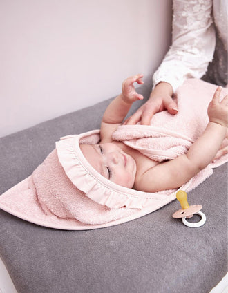 Toalha de Banho com Capuz Meyco 80x80 cm, Soft Pink