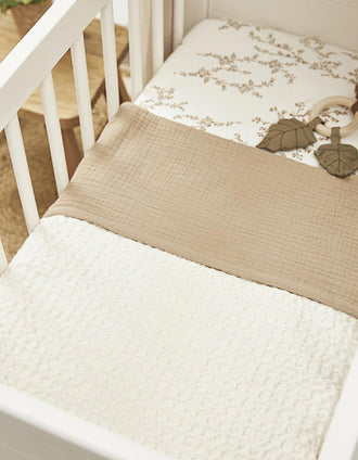 Meyco Waffle Blancket 75X100 cm, Nature