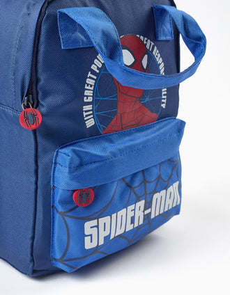 Sac à dos avec imprimés Spider-Man pour garçon, bleu foncé
