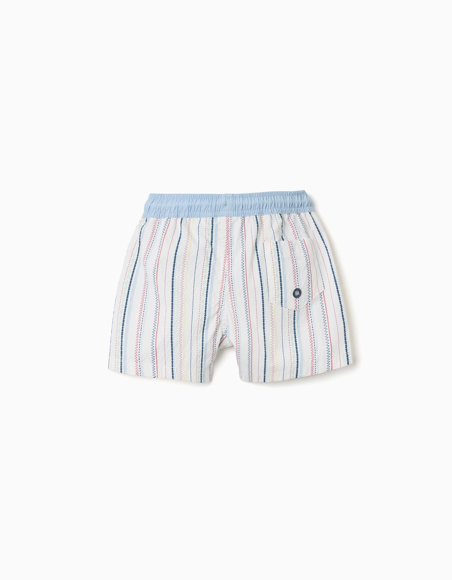 Bañador con rayas étnicas y cordón B&S para bebé niño, multicolor