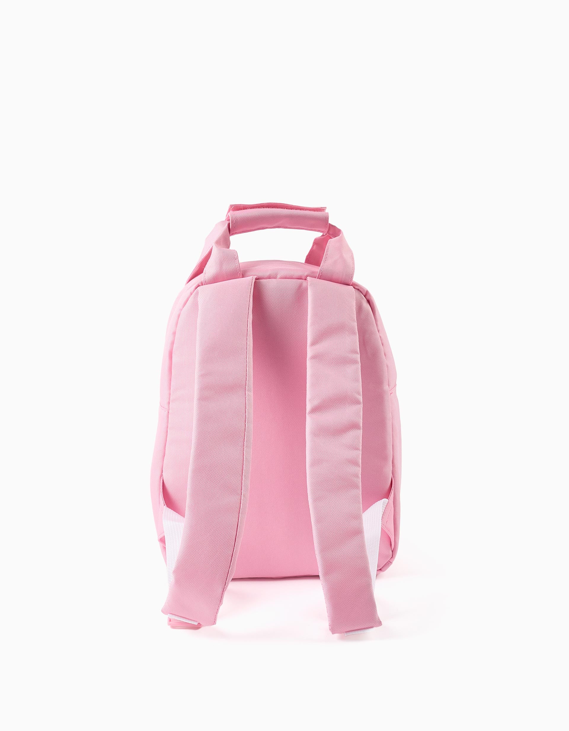 Mochila com estampado do Stitch e Angel para menina, rosa